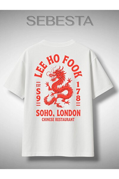 Sebesta Fashion تي شيرت سوهو مطبوع بريميوم كبير الحجم