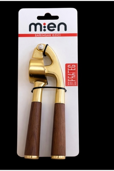 MİEN Prateg Akasya Saplı Gold Sarımsak Ezici