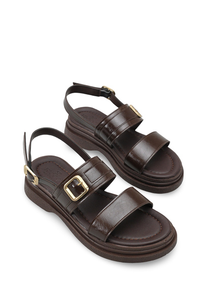 Riccon Women's Sandals 0012707 Brown Rustic