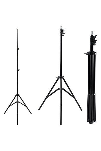 Maclean Trepied Maclean, pentru inel de lumina, LED 12", inaltime max. 200cm,...