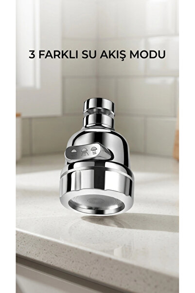 CT STONES رأس صنبور من الكروم موفر للمياه مع وظيفة الدوران، جهاز لحوض المطبخ ...