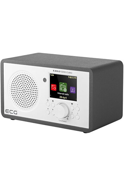 ECG Internet radio B.BOLD 3200 Cubo, FM, Bluetooth, Li-Ion 3.7V/2000 mAh, 3W ...