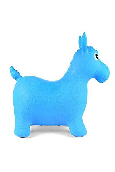 Toybox Bouncy Jumping Ride-On Horse Hopper Blue Colour