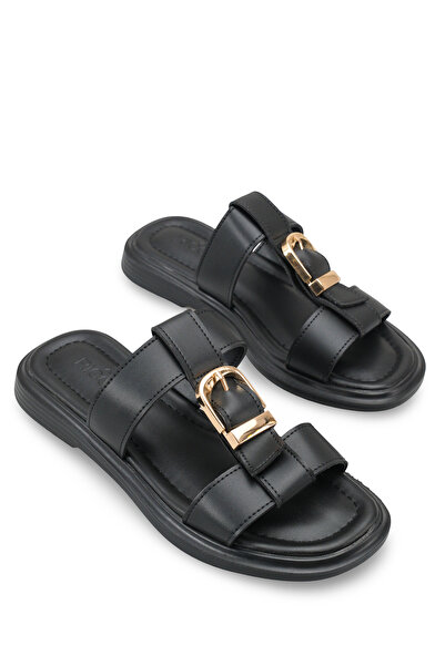 Riccon Women's Slipper 0012284 Black Skin