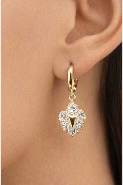 fara marca Cercei cu cristale