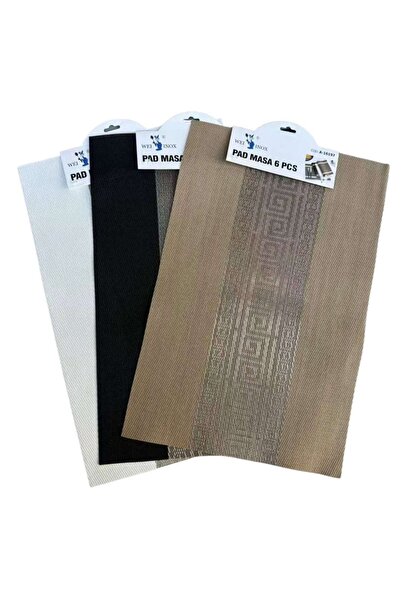 OEM Set șervețele de masă 6 piese 30×45 cm PVC