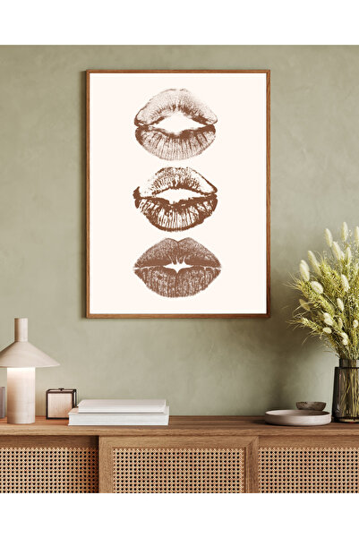 Tuba Decor One Piece Wooden Framed Living Room Hall Kitchen Table Leopard Series