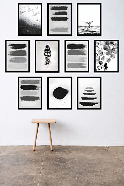 UNT 10-Frame Look Kitchen |   Modern |   Retro Wall Poster Painting Set – 15X...