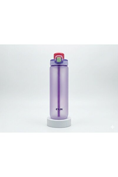 Eyun 1000ml Frosted Water Bottle with Straw – Leakproof Reusable Sports Bottl...