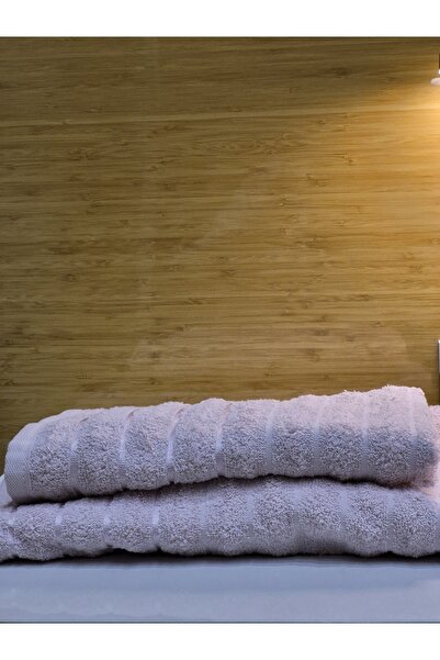 BereketHome Premium Seri: 2'li Lüks Pamuklu Banyo ve Duş Havlusu Seti - Antrasit