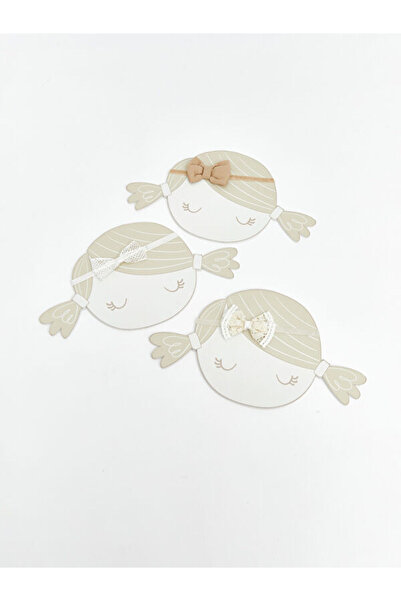 LC Waikiki مجموعة من 3 أربطة شعر على شكل فيونكة للفتيات الصغيرات من فريزن ستور