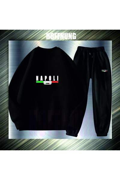 HOFFNUNG Unisex Casual Tracksuit Set Napoli Hoffning Outdoor Full Zip