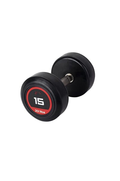313 SPOR 313 Sport 15 KG Kauçuk Kaplı Profesyonel Olimpik DUMBBELL ( Dambıl )