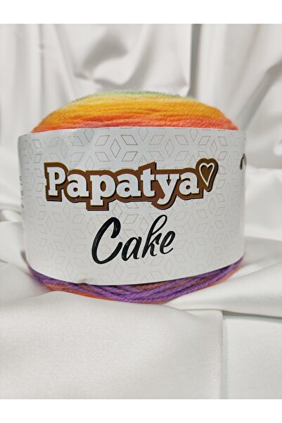 PAPATYA YARNS PAPATYA CAKE Fir de tricotat manual Ebruli (1 bucată) 150gr. Cu...