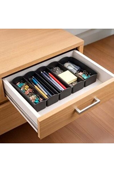 Jumbo Drawer Organizer 5 Slots Gray