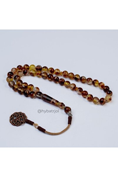 Yasamtohumu Rosary with luxurious honey-coloured clay