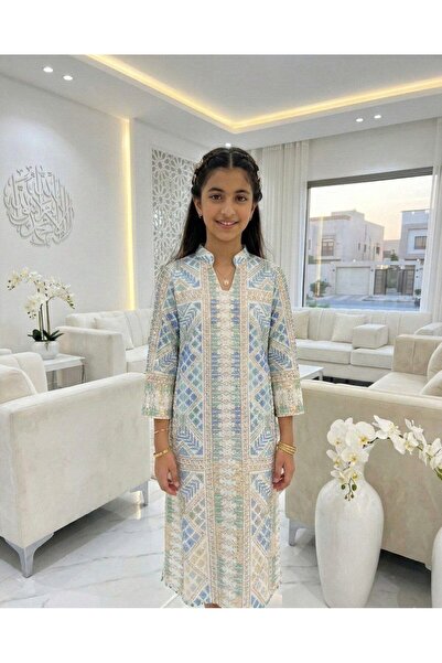 alqarat "Rawnaq" Heritage Jalabiya – Modern Summer Elegance