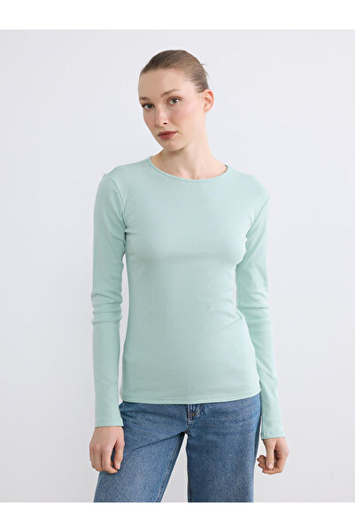 LC Waikiki YK PLUS LCW EVERYDAY Γυναικείο κορμάκι με λαιμόκοψη ποδηλάτου