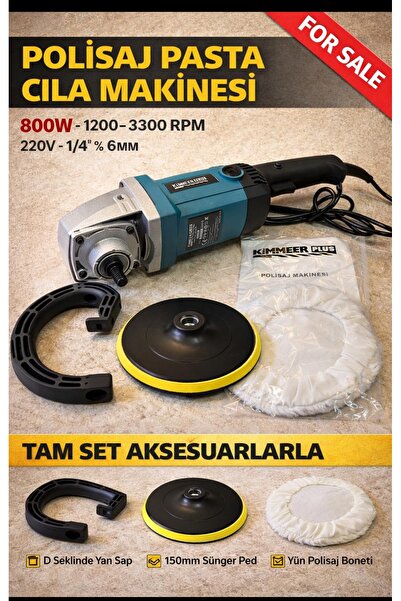 KIMMERPLUS Polisaj Pasta Cila Makinesi