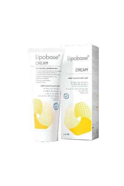 Lipobase Moisturizing Cream for Dry and Sensitive Skin - 100 grams