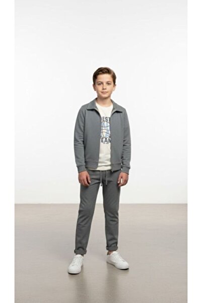 Stilera Boy's Blazer Jacket T-Shirt Trousers 3-Piece Set Holiday Combination ...