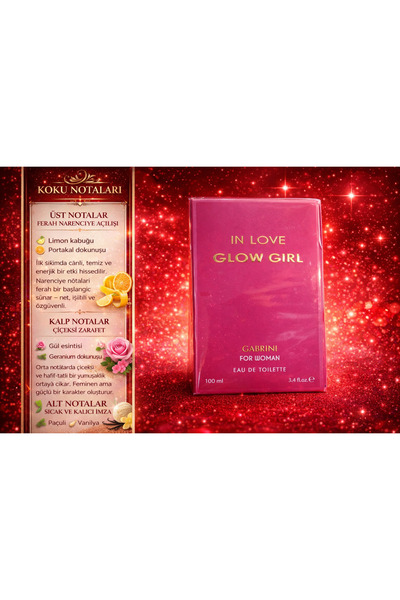 Gabrini In Love Glow Girl – 100 ML EDT Kadın Parfüm