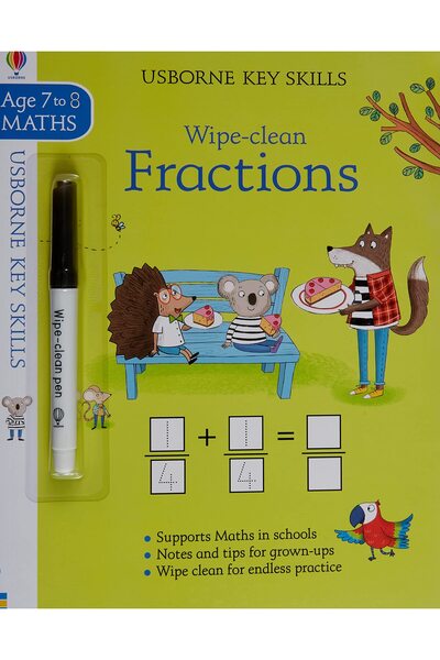 Usborne Wipe-clean Fractions 7-8