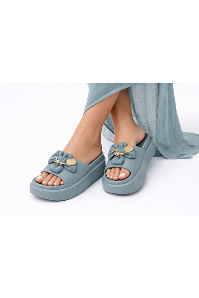 MOON CLOUD AKSESUAR DETAYLI LUX EVA TERLİK PLAJ-SOKAK-GÜNLÜK-HEDİYELİK-ÇEYİZL...