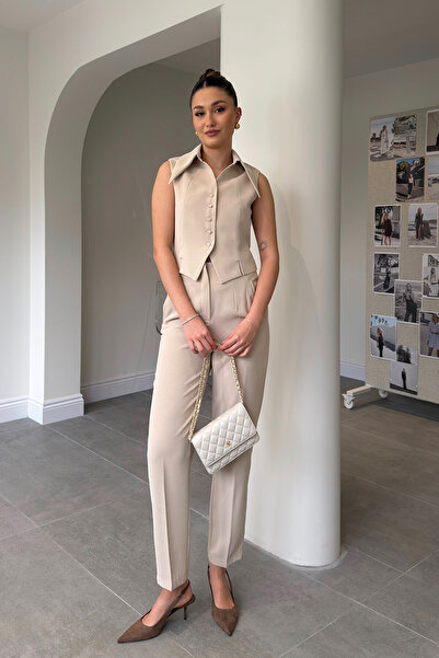 MAGARDE Premium New Season Vest Set Set - Stone