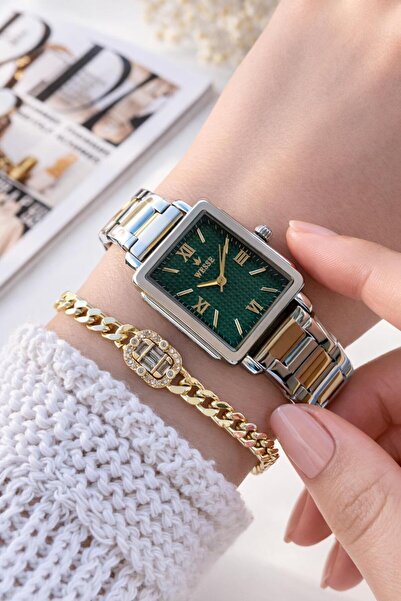 Wesse Elite Steel Cord Anti-Tarnish Colorfast Wristwatch 30Mt Water-Resistant...