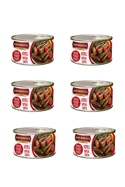 GOURMESTA 400 g Vişneli Yaprak Sarma Konservesi x 6 Adet