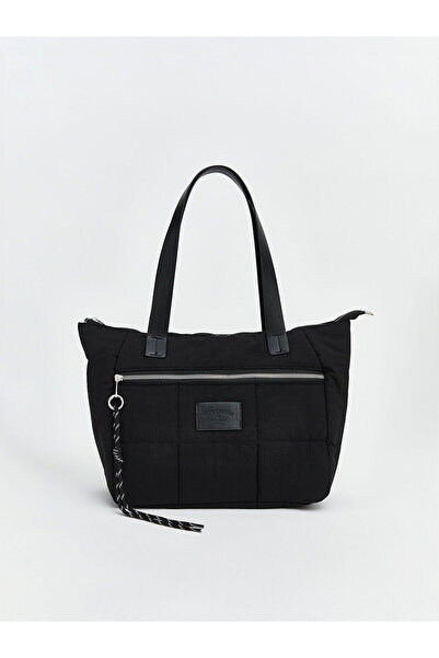 LC Waikiki Özmarka Νέα Σεζόν Ύφασμα Αλεξίπτωτου Καπιτονέ Γυναικεία Τσάντα ώμου