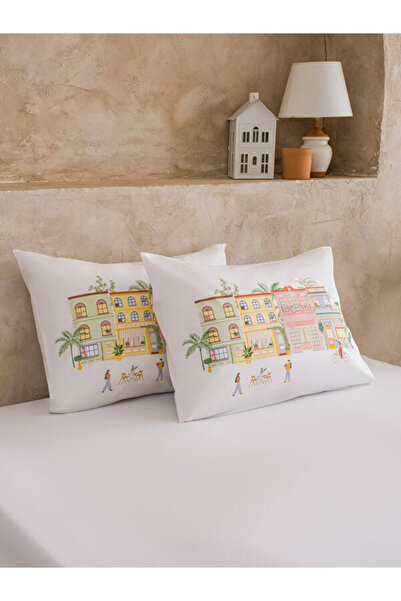 LC Waikiki Rmz Gi̇yi̇m Farkiyla Ba Printed a Cotton Ya Pillowcase 0X70 cm 2-Pack