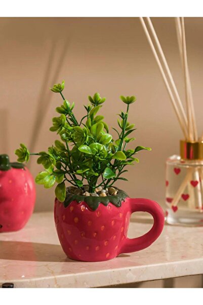 LC Waikiki زهرة صناعية مزخرفة أزرق بلون الكوبالت قطعة 17 سم (S6)