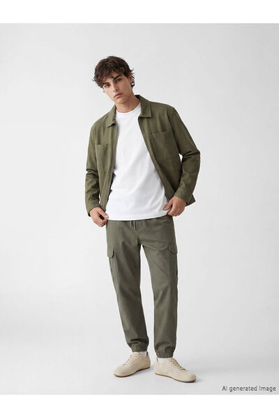 LC Waikiki Özmarka Νέα Σεζόν Standard Fit Ποπλίνα Ανδρικό Παντελόνι Παντελόνι...