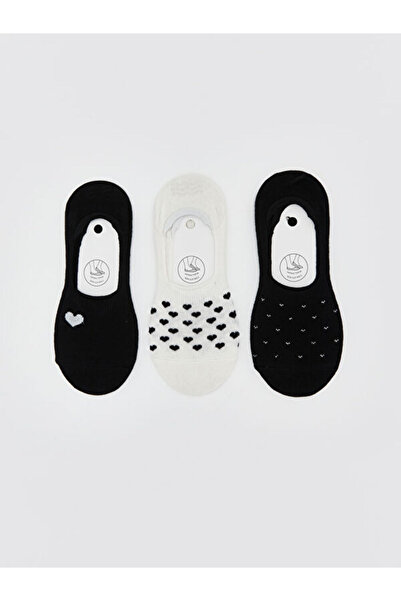 LC Waikiki Rmz Gi̇yi̇m Farkiyla Non-Slip Heel Embroidered Women's Ballerina S...