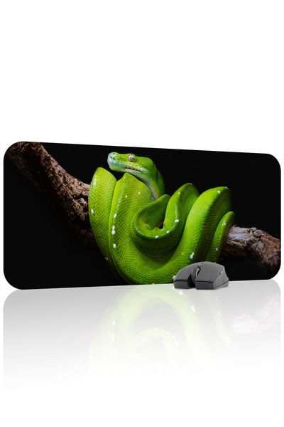 mousepad bastir Yılan Αντιολισθητικό Ραμμένο λαστιχένιο mousepad για παιχνίδι...