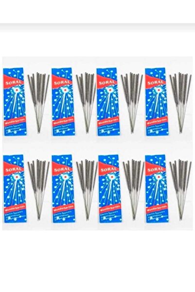 Sural Marah Sural Night Stars Sparkler Toys (80 sticks, 8 packs in one box, 1...