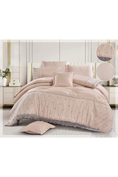 Red Rose مفرش نفرين ملكي بتصميم الدانتيل ليضيف الجمال الى اكسسوارات غرفتك مقا...