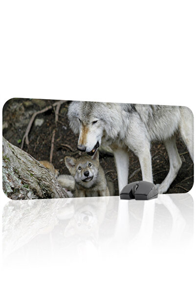 mousepad bastir Bozkurt antialunecare Mousepad de gaming din cauciuc cusut V3...