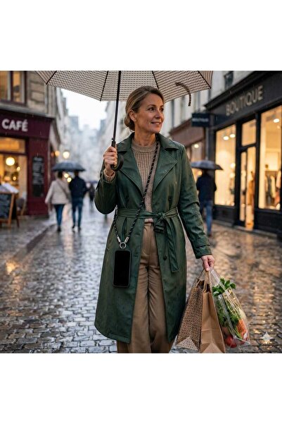 moonparacord Phone Neck Strap 65 cm Black