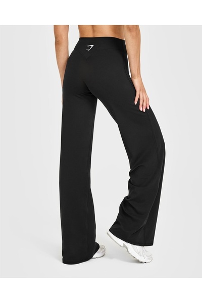 Sheky Colanți de sală evazați la picior, cu efect push-up și craci largi