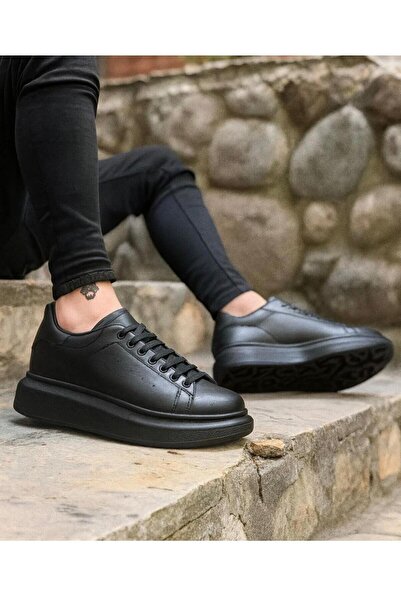By Oxford SİYAH ERKEK GÜNLÜK SPOR AYAKKABI