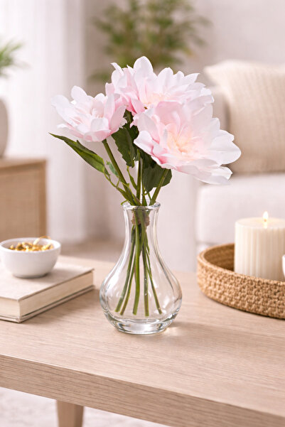 IKEA Viljestark vaza i 3 cveta