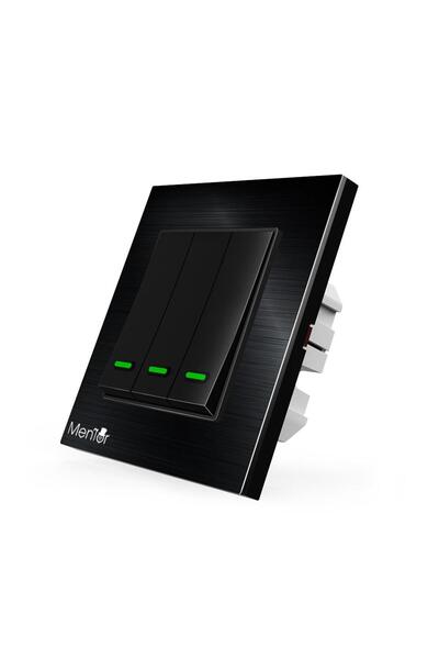 MMD Smart Mentor ES035 WiFi 10A 1800W triple switch, fireproof