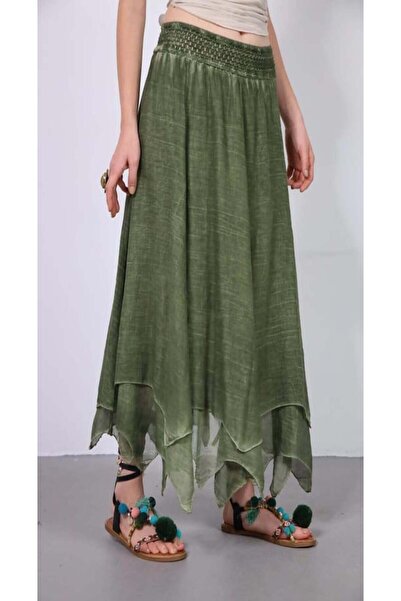 Fibula Authentic and Bohemian Standard Size Waist Elasticated %100 Cotton Asy...