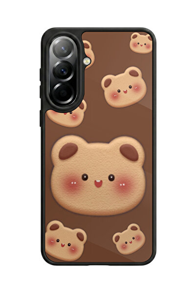 Aksel Kılıf متوافق مع هاتف سامسونج جالاكسي A57 مطبوع، أسود مطفي، سيليكون ناعم...