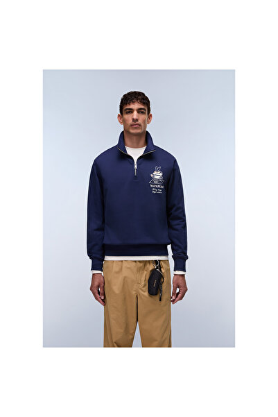Napapijri B-Sol Yarım Fermuarlı Erkek Sweatshirt