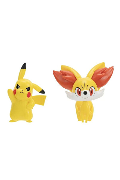Pokemon Battle 2'li Figür Seti Pikachu ve Fennekin