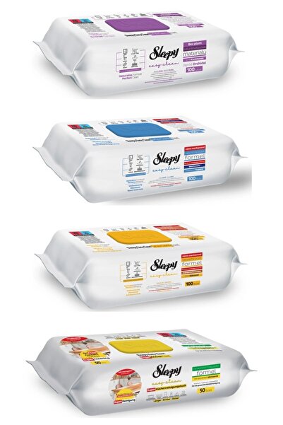 Sleepy Set 4 Șervețele Mixte Sleepy: Orchid Garden, Clasic, Bleach